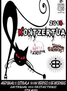 2019ko ETXAURIKO FESTA TXIKIAK: KONTZERTUAK 2019ko ETXAURIKO FESTA TXIKIAK: KONTZERTUAK