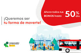 BONOS AUTOBÚS 50% DESCUENTO